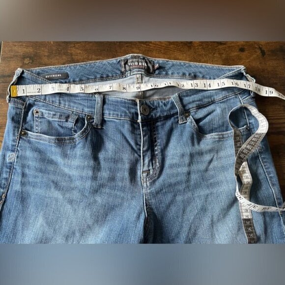 TORRID boyfriend jeans raw hem size 12 - Picture 6 of 11